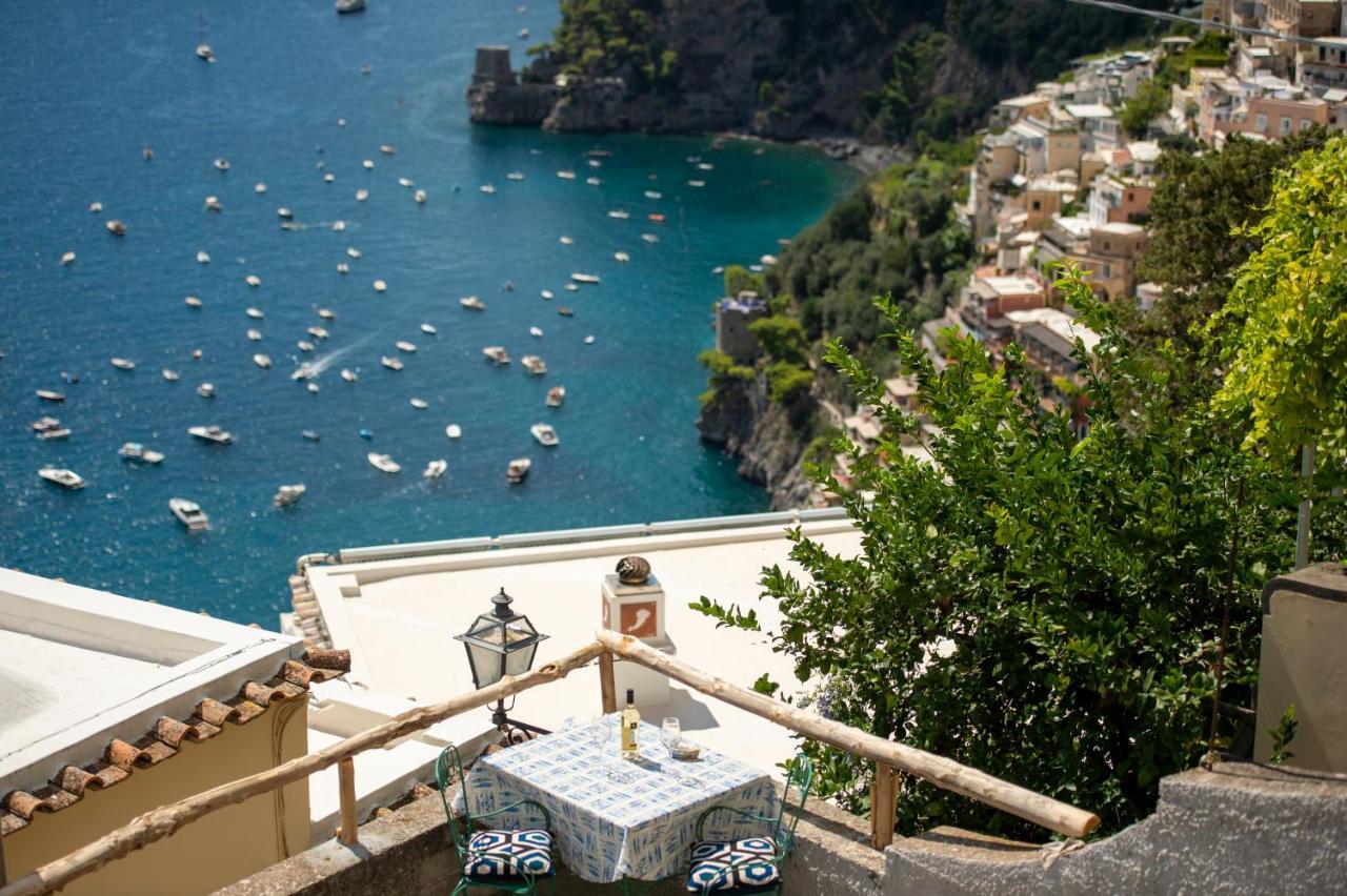 Apartamento Aria Di Mare,Near Elevator, Few Steps, Parking, Garden Positano Exterior foto