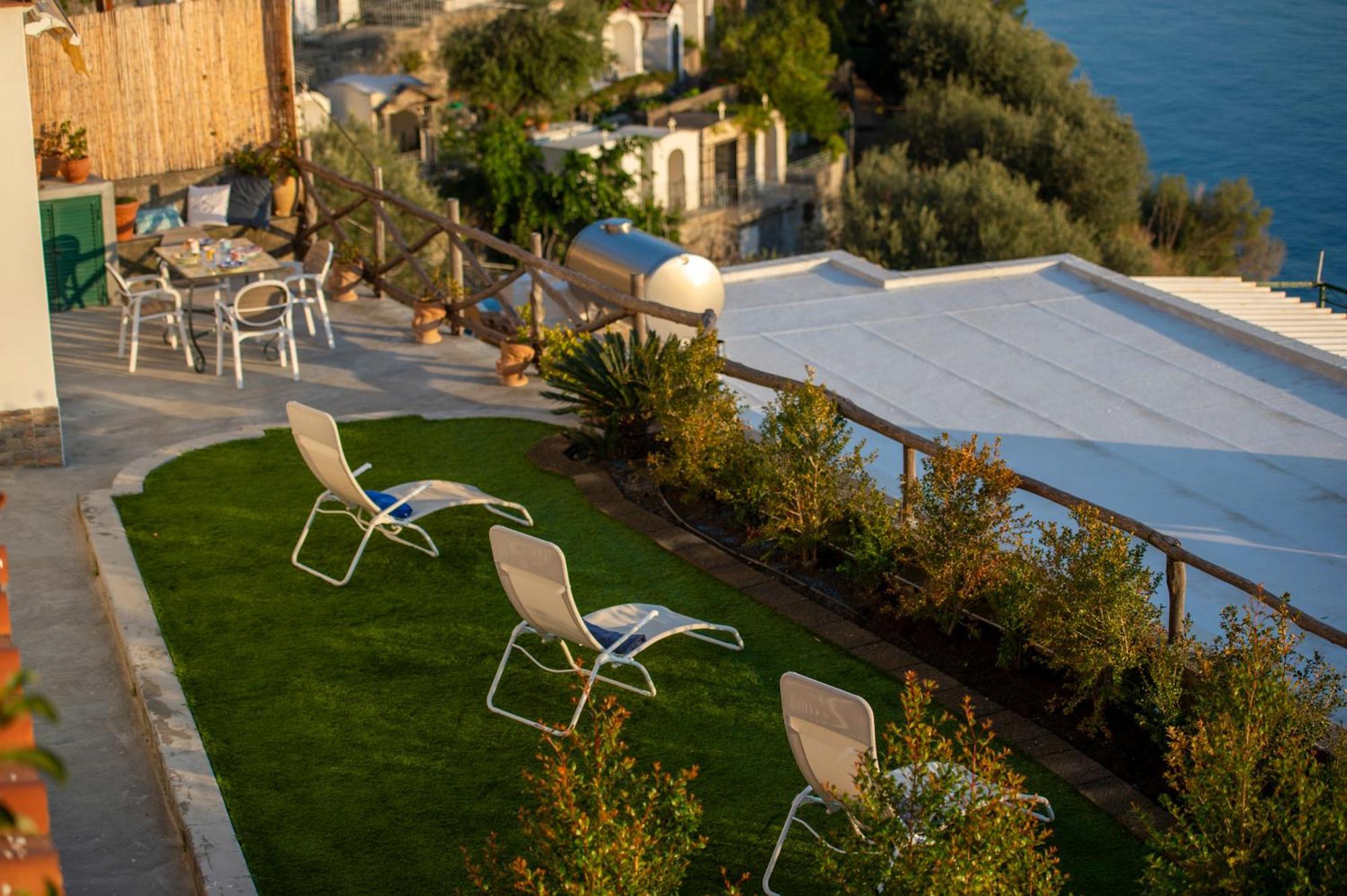 Apartamento Aria Di Mare,Near Elevator, Few Steps, Parking, Garden Positano Exterior foto